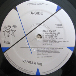 Vanilla Ice Roll 'Em Up USED VINYL 12INCH SINGLE