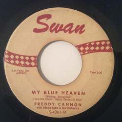 Freddy Cannon / Frank Slay And His Orchestra Humdinger / My Blue Heaven USED VINYL 7INCH 45 RPM SINGLE