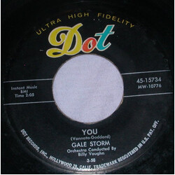 Gale Storm You USED VINYL 7INCH 45 RPM