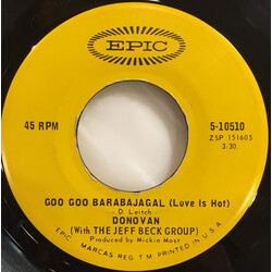 Donovan / Jeff Beck Group Goo Goo Barabajagal (Love Is Hot) USED VINYL 7INCH 45 RPM SINGLE