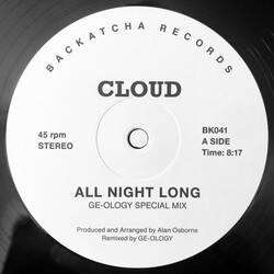 Cloud (2) All Night Long (GE-OLOGY Remixes) USED VINYL 12INCH 45 RPM