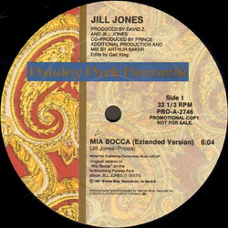 Jill Jones Mia Bocca USED VINYL 12INCH 33 S RPM SINGLE PROMO