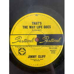 Jimmy Cliff That's The Way Life Goes USED VINYL 7INCH