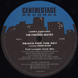 Lenny Fontana / The Fontana Sextet / Angee Blake Reach For The Sky USED VINYL 12INCH 33 S RPM
