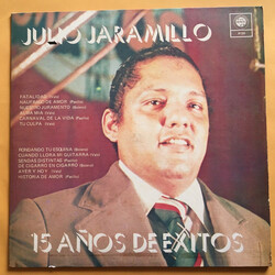 Julio Jaramillo 15 Años De Exitos Vinyl LP USED