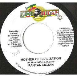 Fantan Mojah / Binghi Bob Mother Of Civilization / In Your Eyes USED VINYL 7INCH 45 RPM