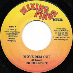 Richie Spice Move Dem Out USED VINYL 7INCH 45 RPM