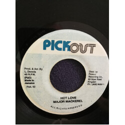 Major Mackerel Hot Love USED VINYL 7INCH 45 RPM