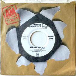 Masterplan (9) Beyond A Shadow Of A Doubt USED VINYL 7INCH 45 RPM SINGLE PROMO STEREO MONO