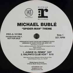 Michael Bublé "Spider-Man" Theme USED VINYL 12INCH PROMO 33 S RPM
