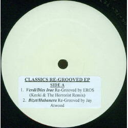 Various Classics Re-Grooved EP USED VINYL 12INCH 33 S RPM EP WHITE LABEL