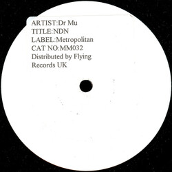 Dr. Mu N. D. N. USED VINYL 12INCH 45 RPM WHITE LABEL