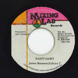 Junior Brammer / Culture T Nasty Habit USED VINYL 7INCH 45 RPM SINGLE