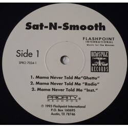 Sat N Smooth Mamma Never Told Me USED VINYL 12INCH PROMO