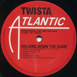 Twista Holding Down The Game / So Lonely / Out Here USED VINYL 12INCH PROMO