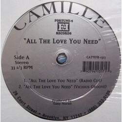 Camillé All The Love You Need USED VINYL 12INCH 33 S RPM