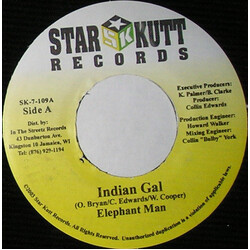 Elephant Man Indian Gal USED VINYL 7INCH 45 RPM