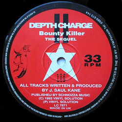 Depth Charge Bounty Killer (The Sequel) USED VINYL 12INCH 33 S RPM