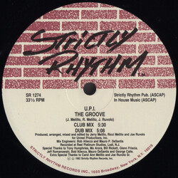 UPI The Groove / She's A Freak USED VINYL 12INCH 33 S RPM