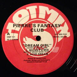 Pierre's Pfantasy Club Dream Girl USED VINYL 12INCH 33 S RPM