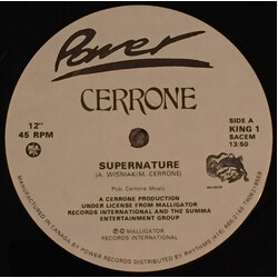 Cerrone Supernature / Love In C Minor USED VINYL 12INCH 33 S RPM MAXI-SINGLE