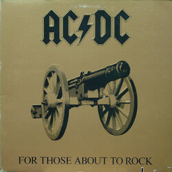 AC/DC For Those About To Rock (We Salute You) Vinyl LP USED