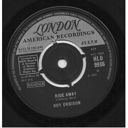 Roy Orbison Ride Away USED VINYL 7INCH SINGLE 45 RPM