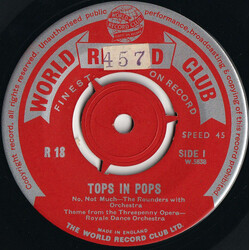 Various Tops In Pops USED VINYL 7INCH 45 RPM EP