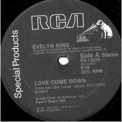 Evelyn King Love Come Down USED VINYL 12INCH 33 S RPM