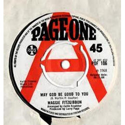 Maggie Fitzgibbon My God Be Good To You USED VINYL 7INCH 45 RPM PROMO