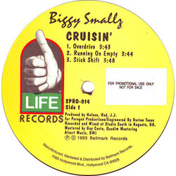 Biggy Smallz Cruisin' USED VINYL 12INCH PROMO