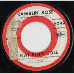 Nat King Cole Ramblin' Rose / The Good Times USED VINYL 7INCH 45 RPM SINGLE REISSUE