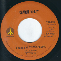 Charlie McCoy Orange Blossom Special / Hangin' On USED VINYL 7INCH 45 RPM SINGLE