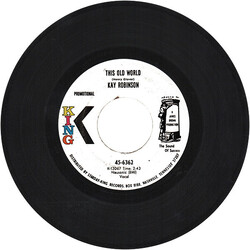 Kay Robinson This Old World USED VINYL 7INCH PROMO