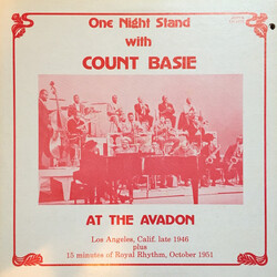 Count Basie One Night Stand With Count Basie At The Avadon Vinyl LP USED