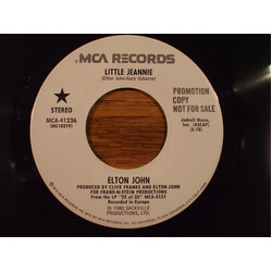 Elton John Little Jeannie USED VINYL 7INCH 45 RPM SINGLE PROMO