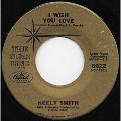 Louis Prima & Keely Smith I Wish You Love / That Old Black Magic USED VINYL 7INCH 45 RPM SINGLE