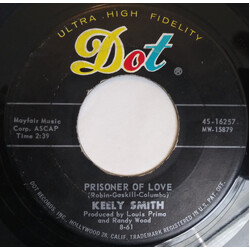 Keely Smith Prisoner Of Love USED VINYL 7INCH 45 RPM