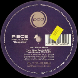 Piece Process Deepside USED VINYL 12INCH 33 S RPM