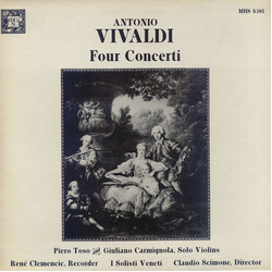 Antonio Vivaldi / Claudio Scimone / I Solisti Veneti / Piero Toso / Giuliano Carmignola / René Clemencic Four Concerti Vinyl LP USED