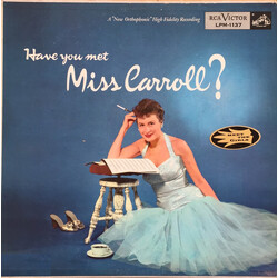Barbara Carroll Trio Have You Met Miss Carroll? Vinyl LP USED