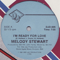 Melody Stewart I'm Ready For Love USED VINYL 12INCH 33 S RPM