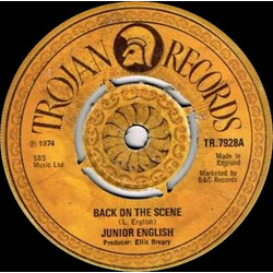 Junior English Back On The Scene / News Boy USED VINYL 7INCH 45 RPM