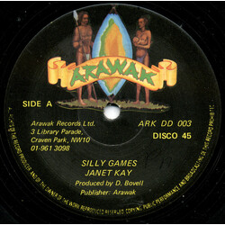 Janet Kay Silly Games USED VINYL 12INCH 45 RPM