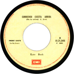 Kate Bush Corriendo Cuesta Arriba (De La Colina) = Running Up That Hill USED VINYL 7INCH 45 RPM SINGLE