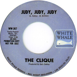 The Clique (6) Judy, Judy, Judy USED VINYL 7INCH 45 RPM SINGLE PROMO
