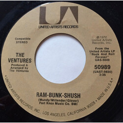 The Ventures Ram-Bunk-Shush USED VINYL 7INCH 45 RPM SINGLE