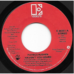Patrice Rushen Haven't You Heard USED VINYL 7INCH 45 RPM SINGLE STYRENE