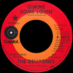 The Delltones Gimme Some Lovin' USED VINYL 7INCH 45 RPM SINGLE PROMO STEREO