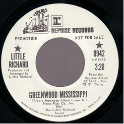 Little Richard Greenwood Mississippi / I Saw Her Standing There Vinyl 7" USED